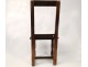 Oak chair lorraine 17th