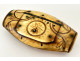Snuffbox, carved horn box, sailor's work, convict, Folk Art, 19th century
