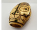 Snuffbox, carved horn box, sailor's work, convict, Folk Art, 19th century