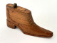 Snuffbox, carved wooden box, shoe, boot, Folk Art, 19th century