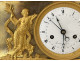 Empire gilt bronze clock depicting blind Venus and Cupid, Antéros Renaux, Paris, 19th century