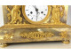 Empire gilt bronze clock depicting blind Venus and Cupid, Antéros Renaux, Paris, 19th century