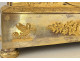 Empire gilt bronze clock depicting blind Venus and Cupid, Antéros Renaux, Paris, 19th century