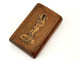 Pyrogen matchbox, carved wood, bouquet of flowers, late 19th/early 20th century