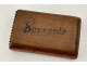 Pyrogen matchbox, carved wood, bouquet of flowers, late 19th/early 20th century