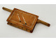 Pyrogen matchbox, carved wood, bouquet of flowers, late 19th/early 20th century