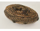 Snuffbox, carved wooden box, shoe, boot, Folk Art, 19th century