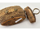 Snuffbox, carved wooden box, shoe, boot, Folk Art, 19th century
