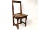 Oak chair lorraine 17th