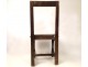 Oak chair lorraine 17th