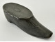 Snuffbox, carved wooden box, shoe, boot, Folk Art, 19th century