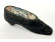 Snuffbox, carved wooden box, shoe, boot, Folk Art, 19th century