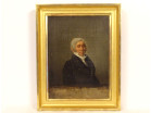 HST painting portrait of a notable man in a frock coat, Charlemagne, Oscar Guët, 1825