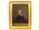 HST painting portrait of a notable man in a frock coat, Charlemagne, Oscar Guët, 1825