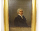 HST painting portrait of a notable man in a frock coat, Charlemagne, Oscar Guët, 1825