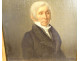 HST painting portrait of a notable man in a frock coat, Charlemagne, Oscar Guët, 1825