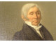 HST painting portrait of a notable man in a frock coat, Charlemagne, Oscar Guët, 1825