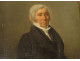 HST painting portrait of a notable man in a frock coat, Charlemagne, Oscar Guët, 1825