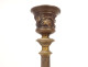 Pair of gilt bronze candlesticks with salamander lizards, Barbedienne style, Napoleon III period, 19th century