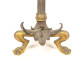 Pair of gilt bronze candlesticks with salamander lizards, Barbedienne style, Napoleon III period, 19th century