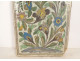 Decorative ceramic tile from Iznik, Qajar, Kadjar, Persia, Ottoman, floral design, 19th century