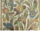 Decorative ceramic tile from Iznik, Qajar, Kadjar, Persia, Ottoman, floral design, 19th century
