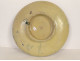 Large round polychrome earthenware dish with floral rosette, Morocco, Maghreb, Fez, late 19th century