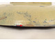 Large round polychrome earthenware dish with floral rosette, Morocco, Maghreb, Fez, late 19th century