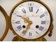 Louis XVI gilt bronze clock with lion's head cup, Gorini Napoleon III, 19th century
