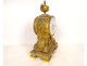 Louis XVI gilt bronze clock with lion's head cup, Gorini Napoleon III, 19th century