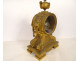 Louis XVI gilt bronze clock with lion's head cup, Gorini Napoleon III, 19th century