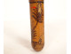 Love letter case, painted wood, woman, landscape, flowers, 18th century
