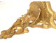 Pair of gilded carved wood wall sconces, Italy, 20th century