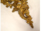 Pair of gilded carved wood wall sconces, Italy, 20th century