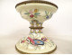 Chinese porcelain oil lamp with bronze figures and globe, Napoleon III style, 19th century