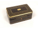 Small box, blackened wood, gilt brass, Napoleon III, 19th century