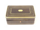 Small box, blackened wood, gilt brass, Napoleon III, 19th century