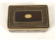 Small box, blackened wood, gilt brass, Napoleon III, 19th century