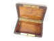 Small box, blackened wood, gilt brass, Napoleon III, 19th century