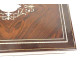 Rosewood jewelry box with floral marquetry, Napoleon III period, 19th century