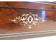 Rosewood jewelry box with floral marquetry, Napoleon III period, 19th century