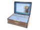 Rosewood jewelry box with floral marquetry, Napoleon III period, 19th century