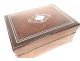 Rosewood jewelry box with floral marquetry, Napoleon III period, 19th century