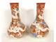 Pair of Arita porcelain vases, Japan, Hichozan Shinpo Monzaemon dragons, 19th century