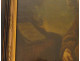 HST painting by Jan de Bray, Dutch school, depicting a sleeping monk and violinist, 17th century