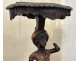 Italian side table, pedestal table, torchère stand, Blackamoore child's table, Venice, 19th century