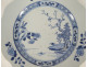 Chinese porcelain plate, East India Company, Kangxi tree landscape, 18th century