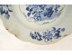 Chinese porcelain plate, East India Company, Kangxi tree landscape, 18th century
