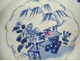 Chinese porcelain plate, East India Company, Kangxi tree landscape, 18th century
