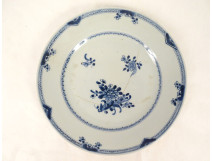 Chinese porcelain plate, East India Company, Kangxi tree landscape, 18th century